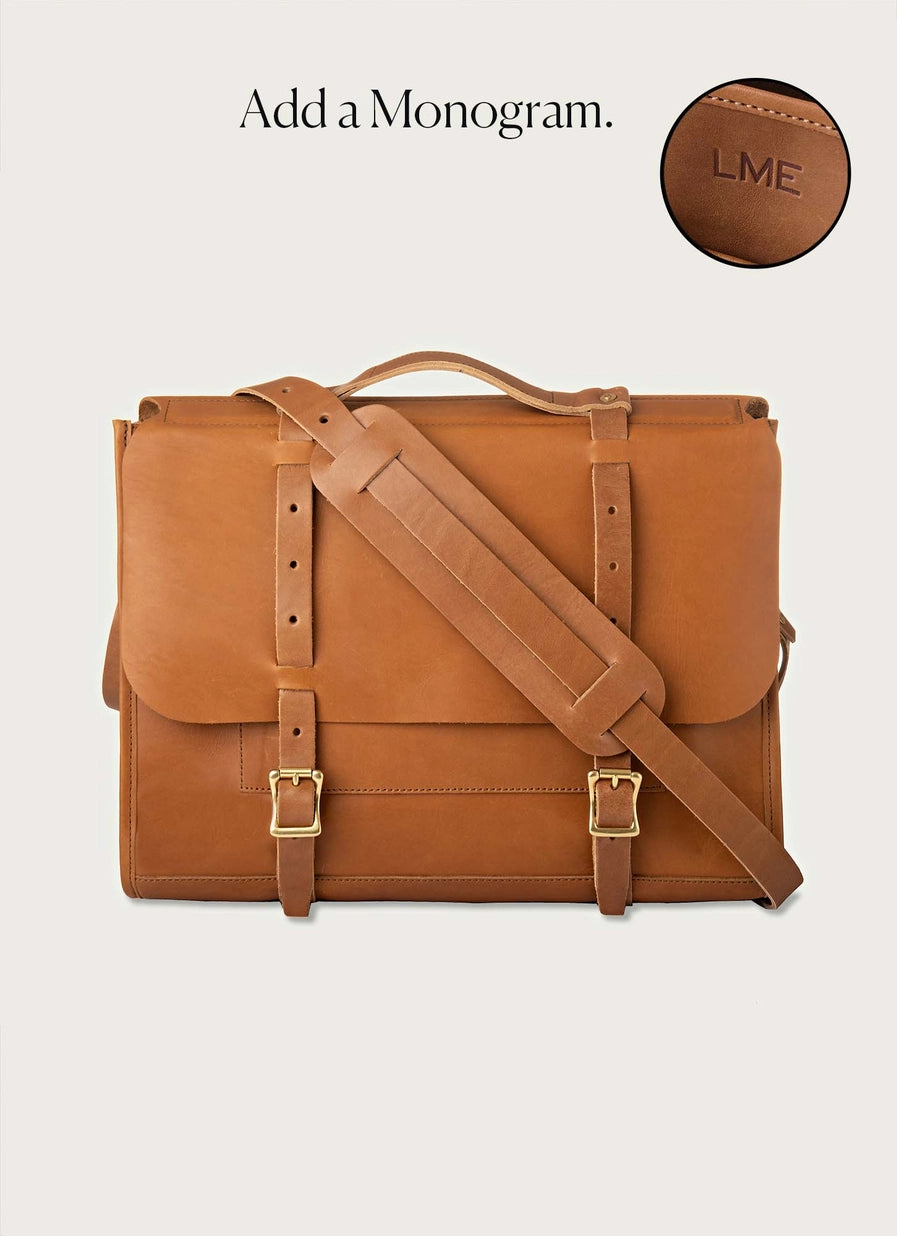 Leather Messenger Bag For Men