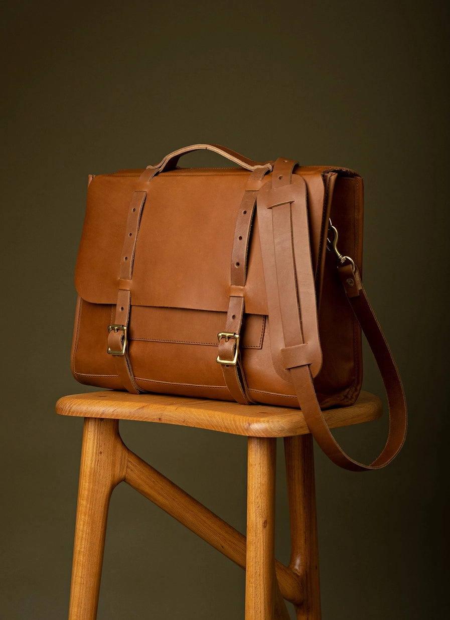 Leather Messenger Bag For Men
